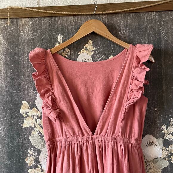 BA&SH Joyce Backless Midi Dress Size Medium - Picture 9 of 12